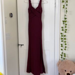 Maroon Prom Dress
